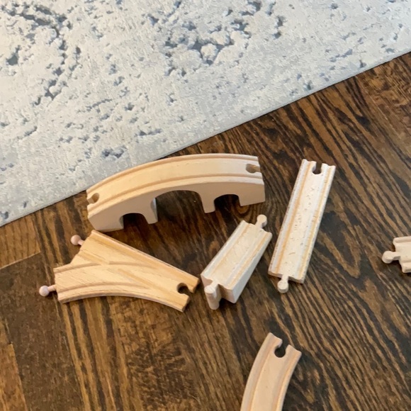 Wooden train tracks at was car wash, and ambulance - Picture 5 of 7